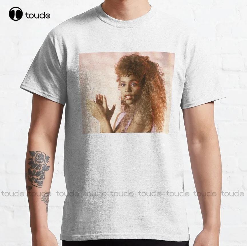 

Whitney Houston Classic T-Shirt Black T Shirts For Women Funny Art Streetwear Cartoon Tee Xs-5Xl All Seasons New Popular Hip Hop