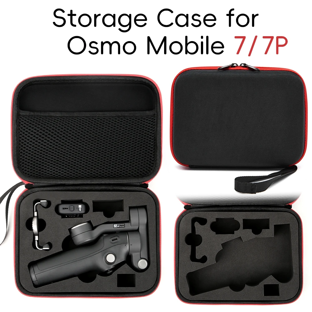 For OM 7/7P Carry Case For DJI Osmo Mobile 7/7P Handheld Mobile Phone Gimbal Stabilizer Storage Bag