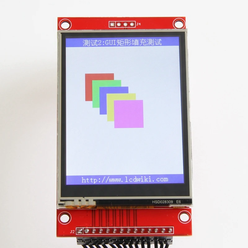SPI 직렬 TFT LCD 모듈 디스플레이 스크린, 프레스 패널 없음, MCU용 드라이버 IC ILI9341, 2.8 인치, 240X320