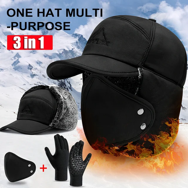 Men Winter Caps with Mask Earmuffs: A Perfect Blend of Fashion and Function