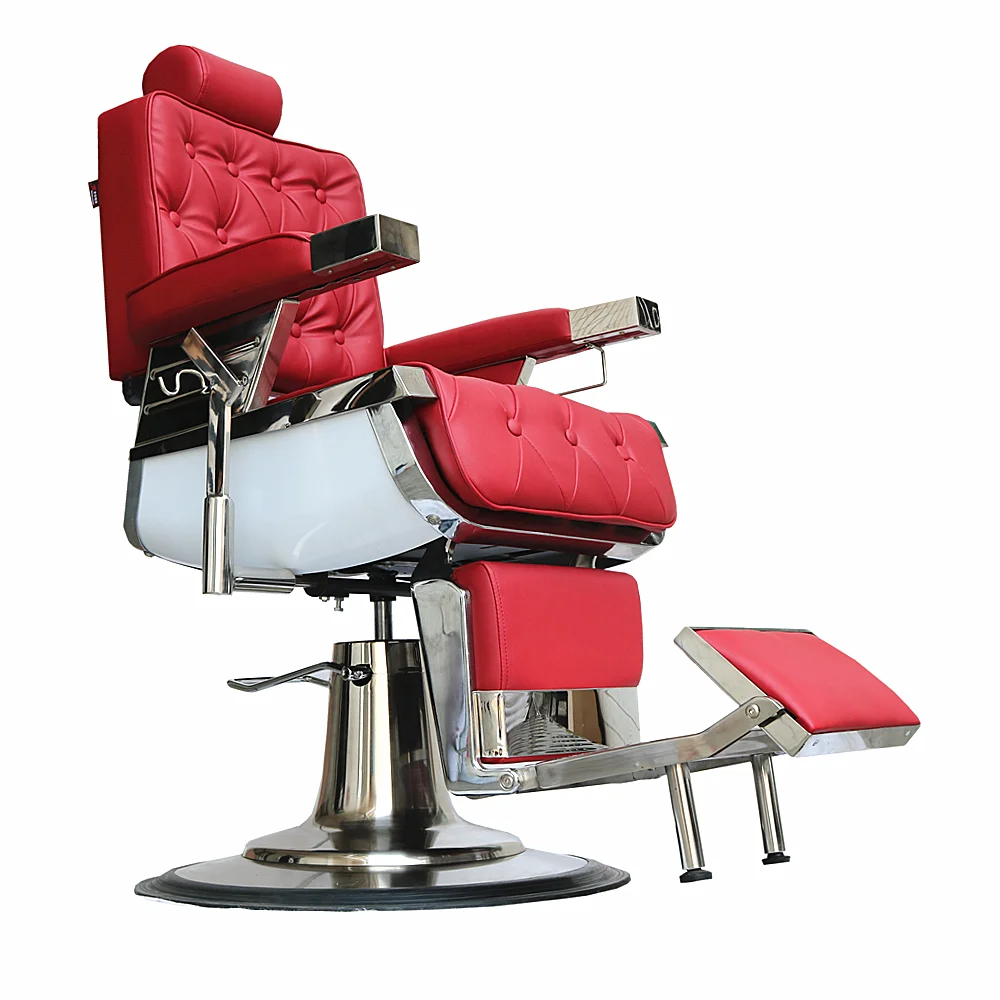 

Wholesale commercial furniture salon equipment red antique barber chair specific use