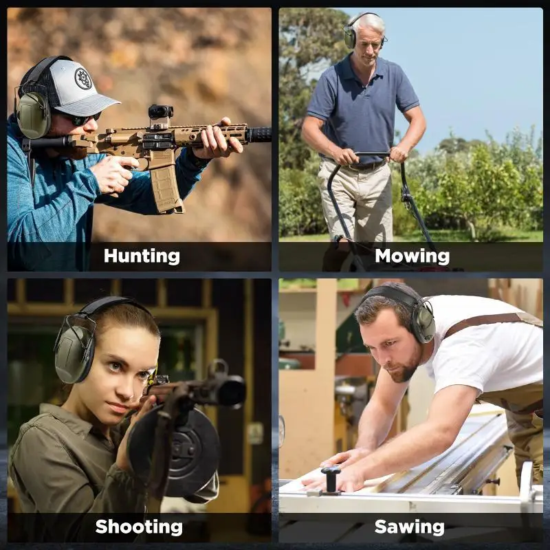 Earmuffs Active Headphones for Shooting Electronic Hearing protection Ear protect Noise Reduction active hunting headphone