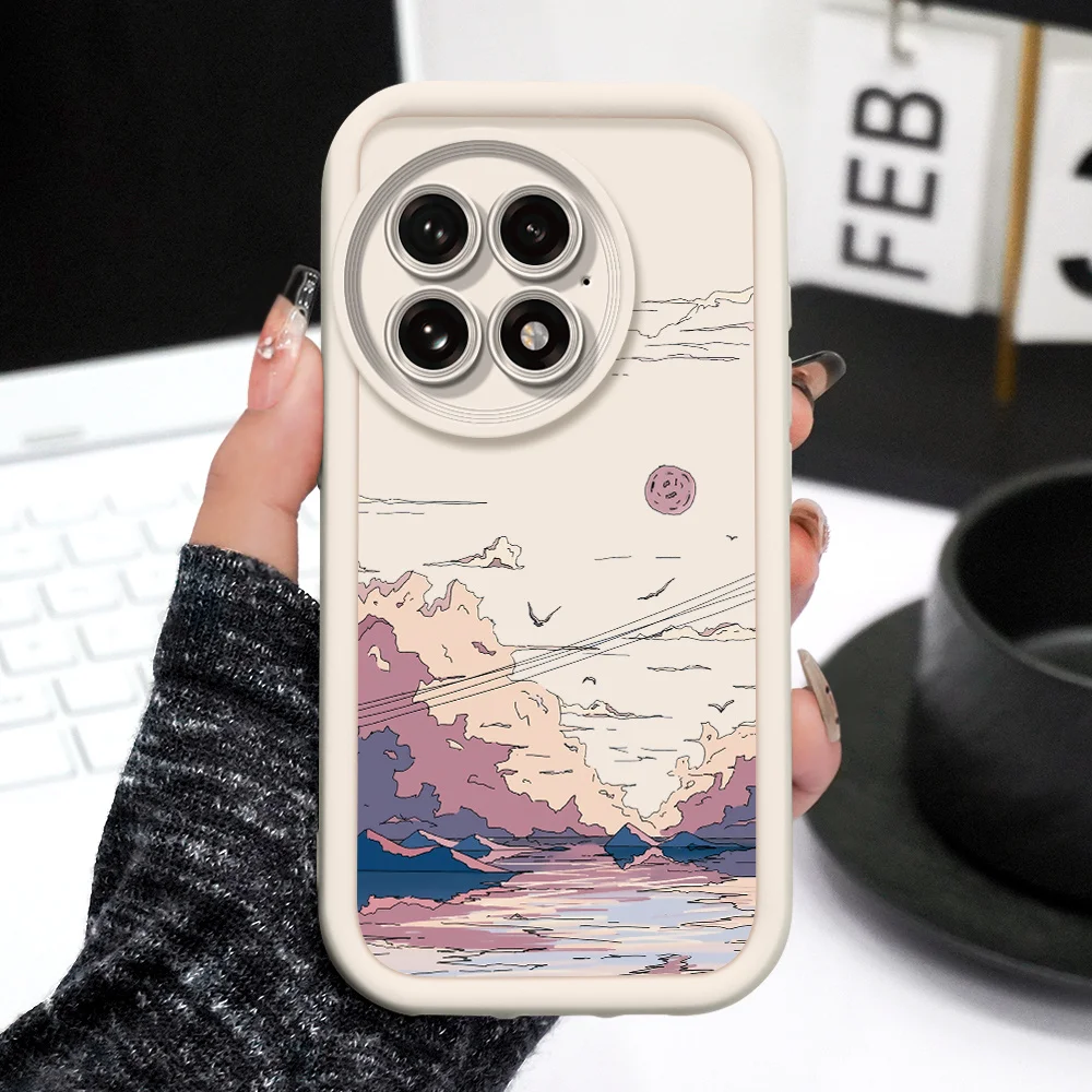 Misty River Staircase Soft Phone Case Cover
