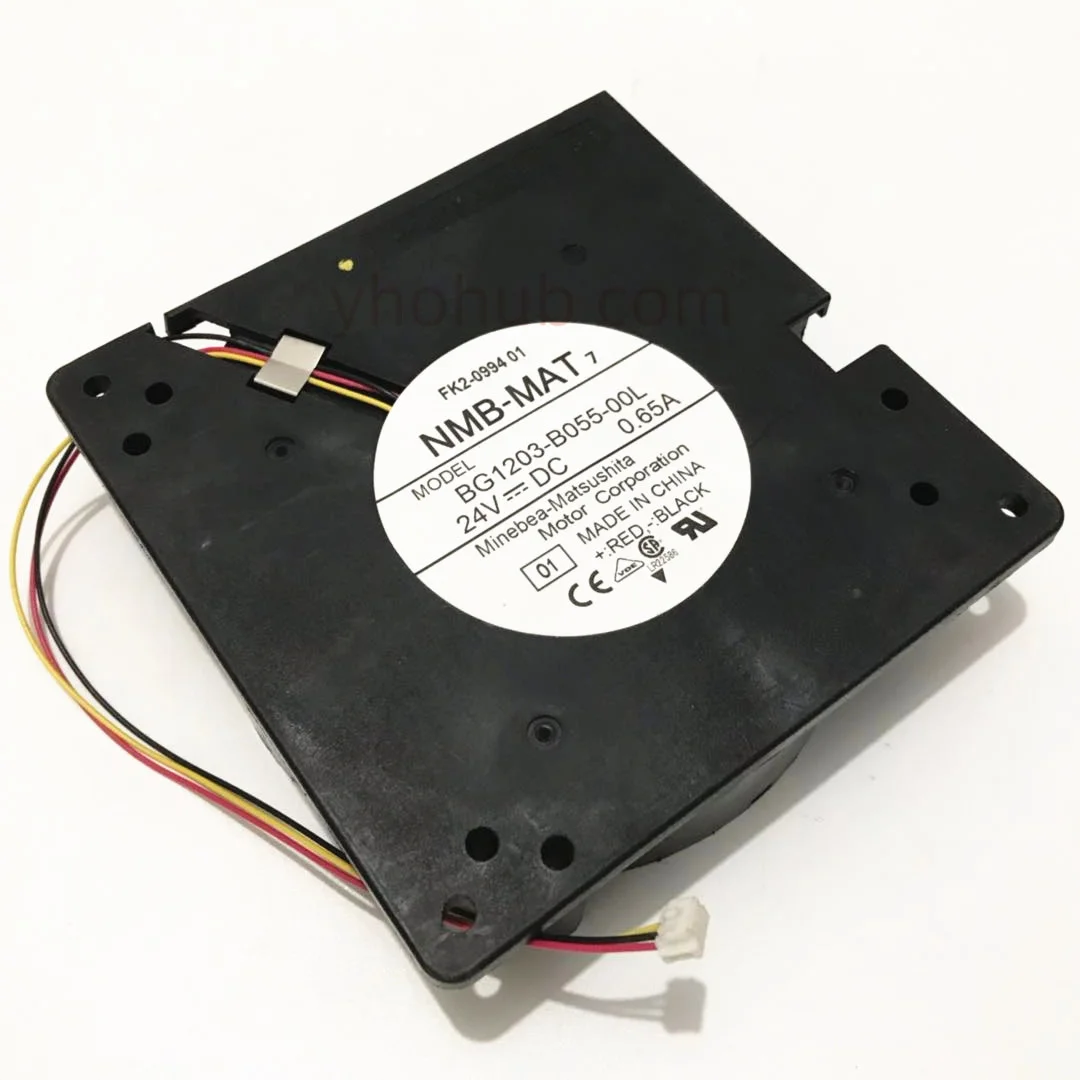 Nmb-mat Bg1203-b05500l dc 24v 0.65a 120x120x32 mm Ventilador de Refrigeração do Servidor de Fios