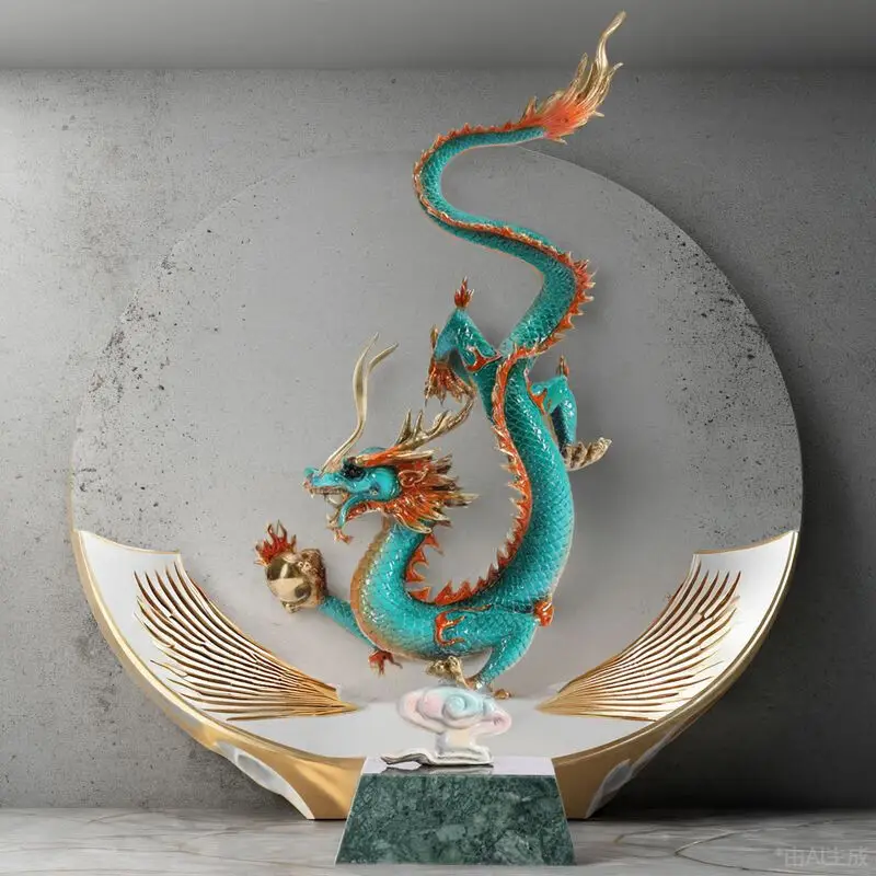 Feng Shui Drache Mit Deko Glocke