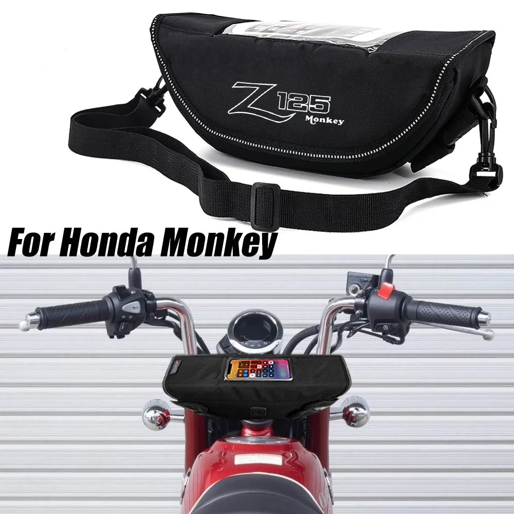 For Honda Monkey 125 monkey 125z Motorcycle accessory  Waterproof And Dustproof Handlebar Storage Bag  navigation bag