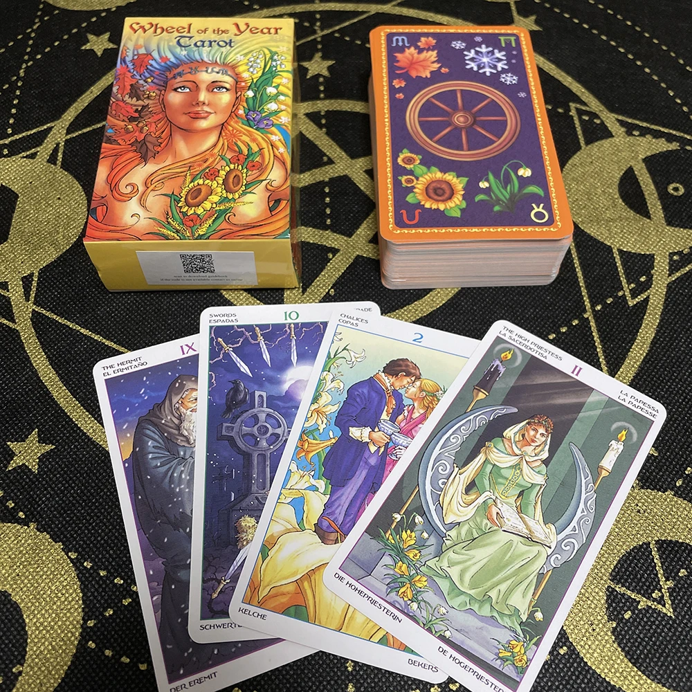 SpanishTarotCardsinSpanishVersionBoardGameDivinationDeckfor