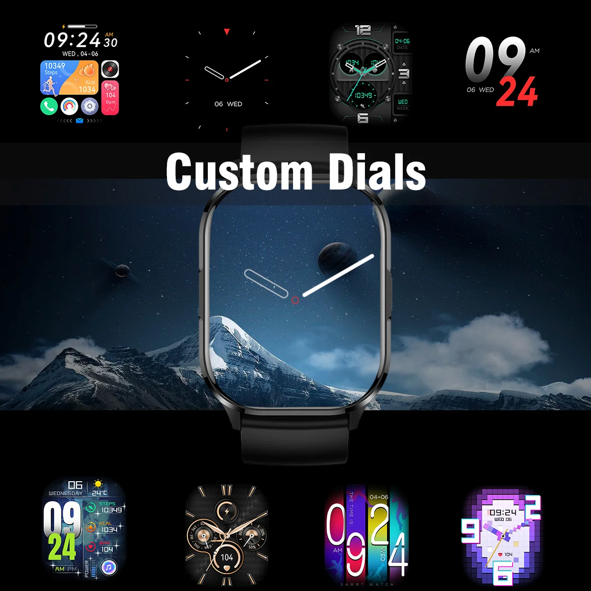 SENBONO 2024 새로운 AMOLED Smartwatch 남성 블루투스 통화 피트니스 트래커 IP67 방수 스마트 시계 남성 여성 IOS 안드로이드