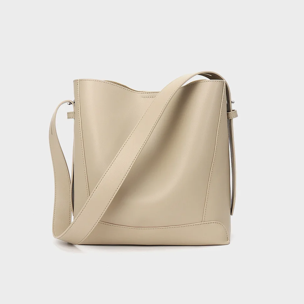 Large Capcity  Bag Women 2024 Women's Crossbody  Leather Shoulder Commuter Bucket Purses And Handbags