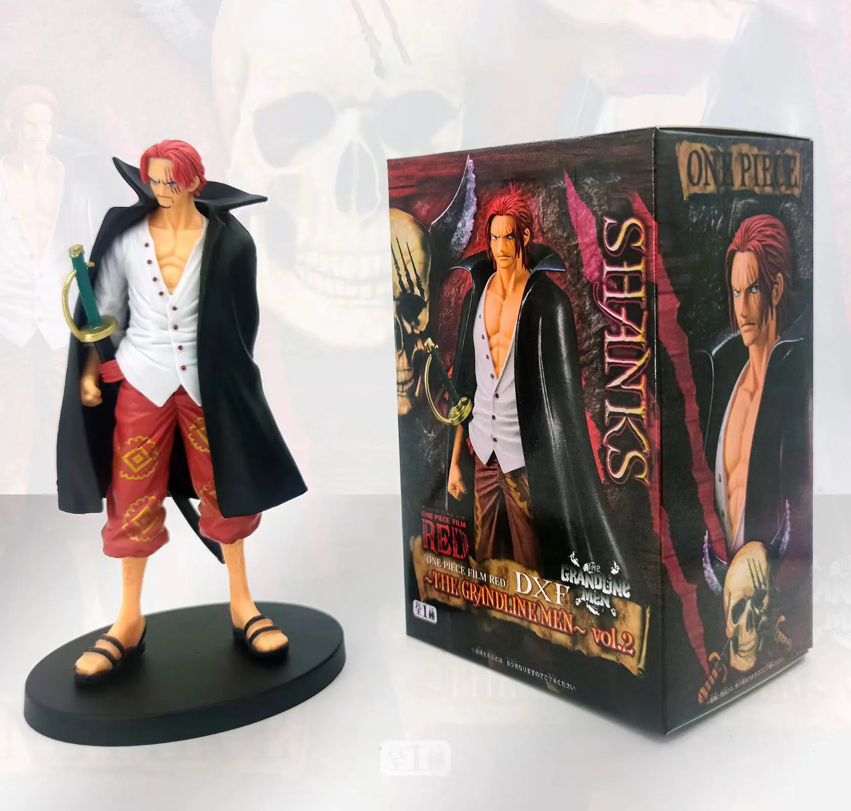 Figurine One Piece Shanks le Roux de 20cm