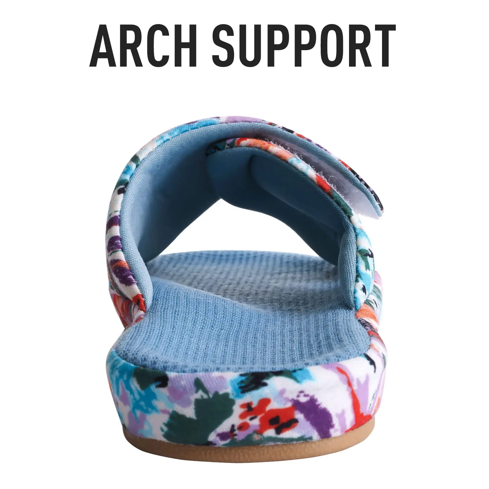 Women Sandals Women Waffle Cotton Slippers Arch Support
