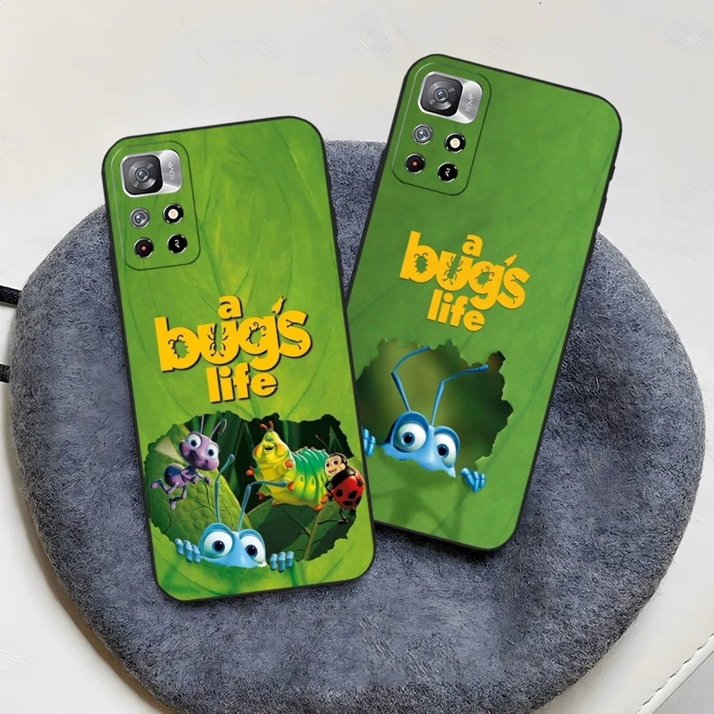 Una Custodia Per Telefono Bug S Life Per Xiaomi 13 12 11 9 Ultra Redmi Note 10 Lite Poco M4 M3 Pro Plus Cover Morbida Nera
