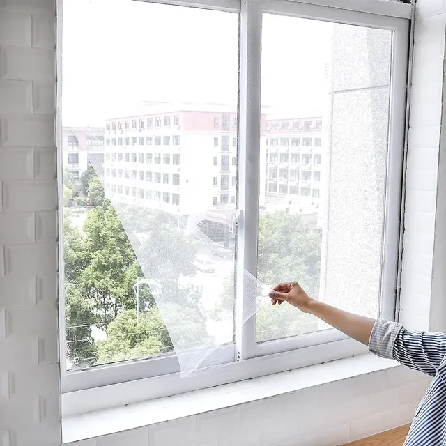 Mosquito Window Net Mesh Screen Room Anti Mosquito Window Mosquito Net Curtain Protector Insect Fly Bug Wasp Screen Curtain Mesh 2