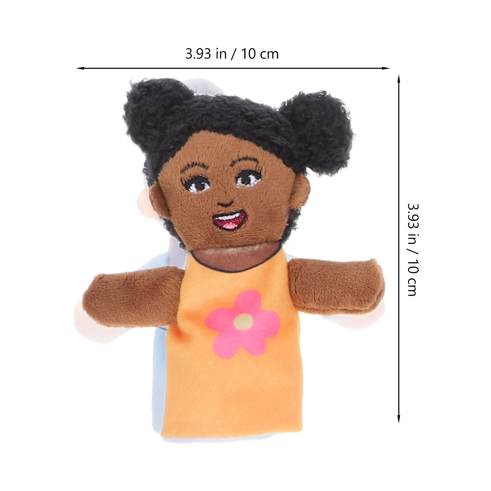 6Pcs 가족 손가락 인형 어린이 스토리텔링 손 인형  상상력 놀이 역할 놀이 유치원 부모 쇼 인형