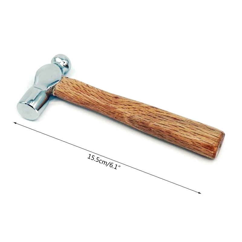 Ball Hammer Carbon Steel Hammer Mini Car Escape Tool Smashing Walnut Silver for Head for Household mini hammer escape hammer mini emergency hammer emergency window breaker