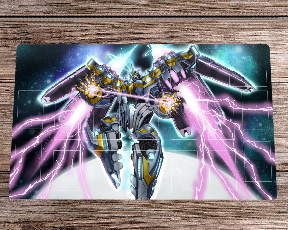Yugioh Playmat Divine Arsenal Aa Zeus Sky Thunder Tcg Ccg Mat Trading Card Game Mat Tappetino Mouse Pad Tavolo Scrivania Tappetino Borsa Gratis 60X35C