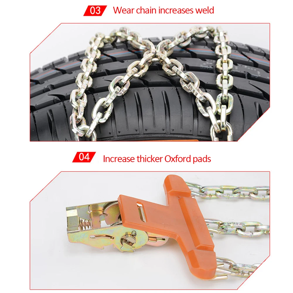 New Snow Chain Urethane Set Wheel Ties Belts Car Tires Chains Winter Anti-slip Chain Anti Skid Plastic Snow Chains tire chains