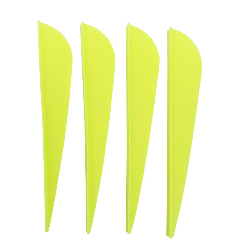 50pcs/lot Rubber Arrow Vanes 2 / 2.5 / 3 / 4 / 5 inches Plastic Fletch Vanes Archery Feathers for arrow Archery DIY