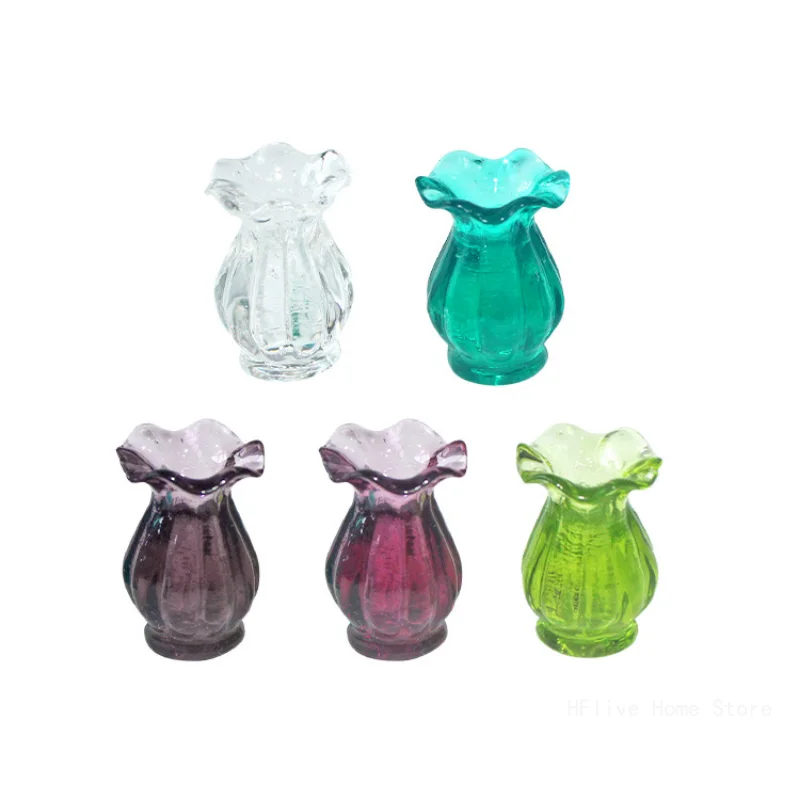 10 Mini Vasi In Resina Con Piante Grasse In Miniatura Per Casa Delle Bambole E Giardini Fatati - Accessori Fai Da Te - 5
