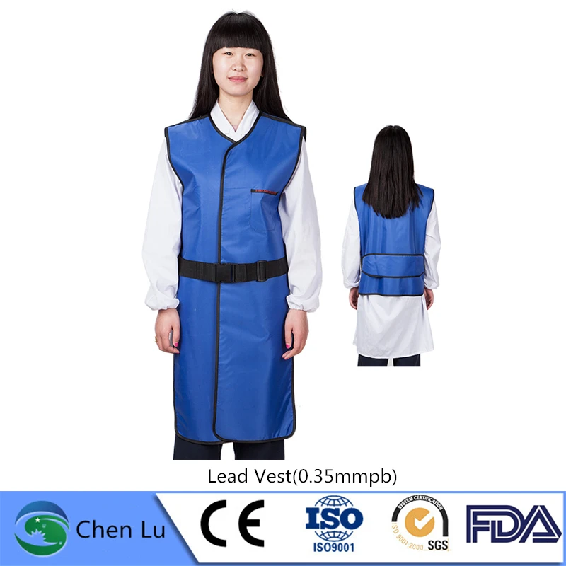 

Direct selling x-ray protective lead vest Hospital, Laboratory, factory nuclear radiation protection 0.35mmpb sleeveless coat