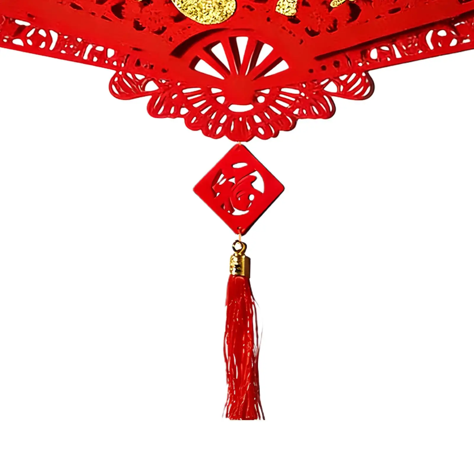 2026 Chinesischer Glücksanhänger Rot-Gold-Thema Anhänger-Ornamente für Zuhause Büro Auto Tür Wand Chinesische Neujahrs-Dekorationen – Detail 14