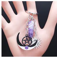 2021 Mode Edelstahl Schlüssel bund für Männer Silber Farbe Pferd Schlüssel halter Schmuck Geschenke Chaveiro Masculino K1156 – Detail 6