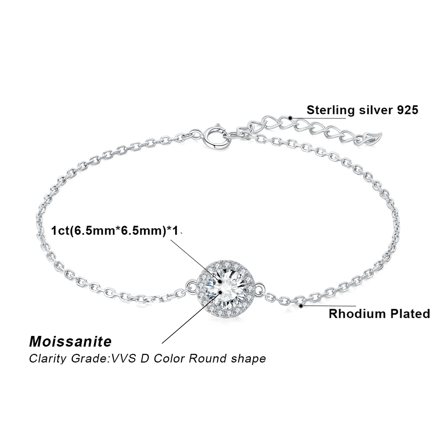 JewelryPalace-̻糪Ʈ D ÷ 1ct   Ϸ  ũ ,   ο   