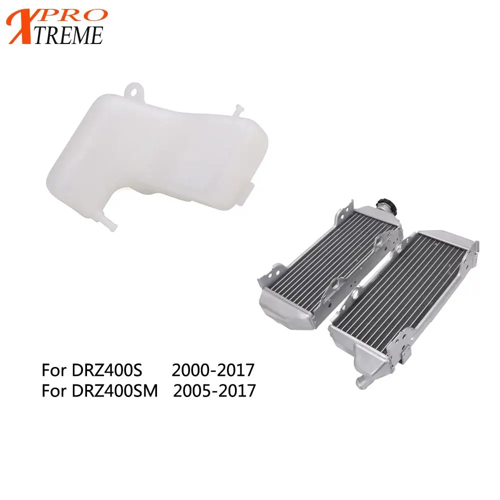 

Бак радиатора мотоцикла для SUZUKI DRZ400S 2000-2017 DRZ400SM 2005 2006 2007 2008 2009 2010 2011 2012 2013 2014 2016 2017