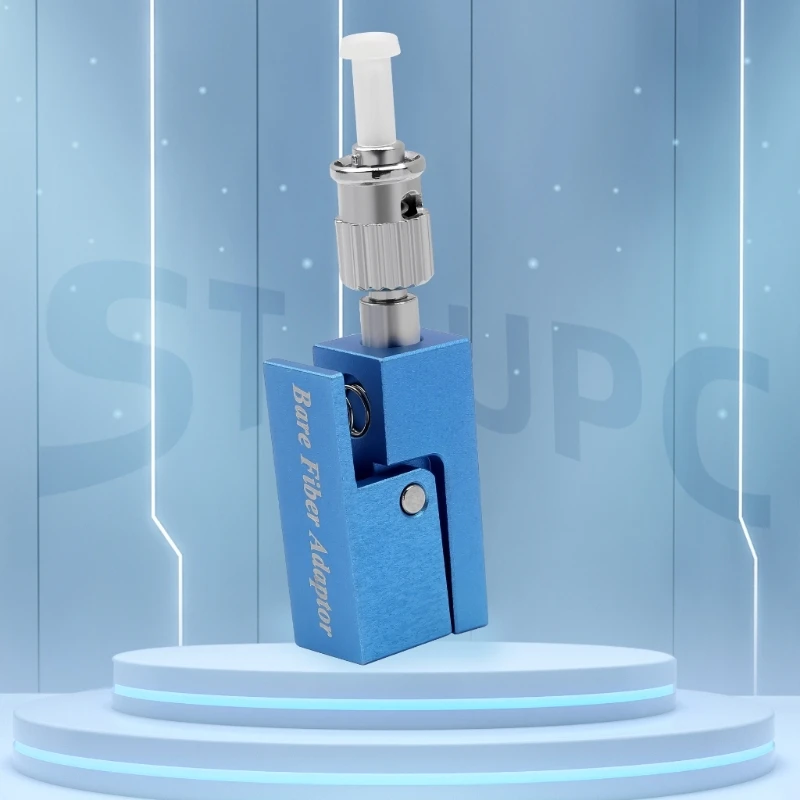 Conectores ópticos APC/UPC, adaptador temporal de brida de fibra desnuda Circular OTDR, conectores de acoplador de fibra de prueba, reemplazo - Imagen 3