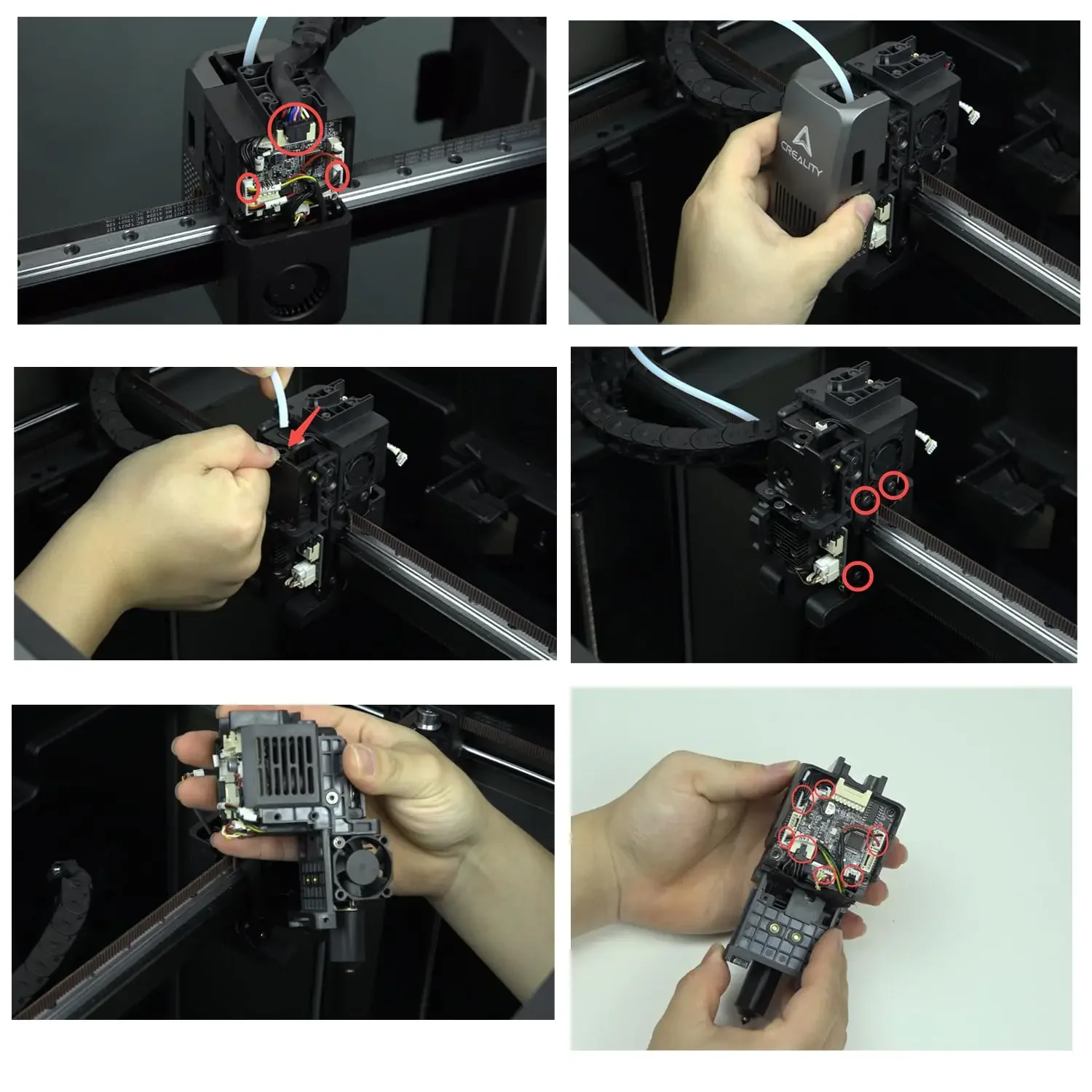 Creality Original K2 Plus Druckkopf-Adapterplatte/Motherboard PCBA für K2 PLUS 3D-Drucker-Zubehör – Detail 7