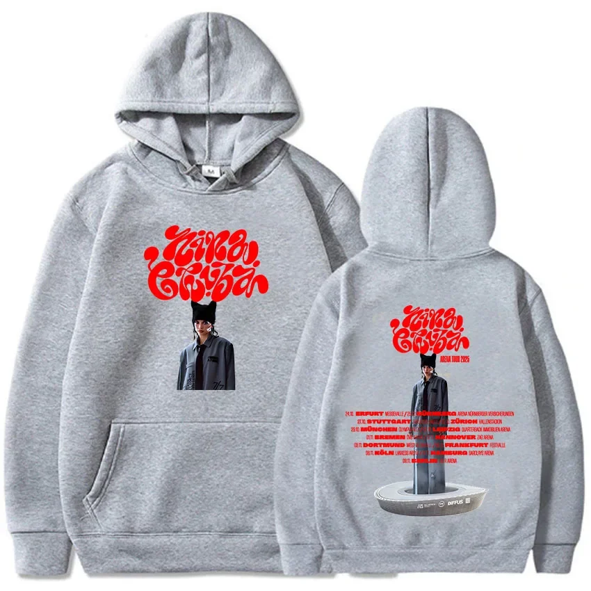 Arena Tour 2025 Nina Chuba Hoodies Sudaderas Para Mujer Winter Women Men Clothing Singer Printing Sweatshirts Casual Pullovers 3