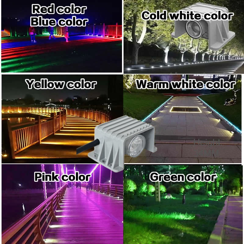 3W Outdoor Path LED Road Light Waterproof Trail Step Lighting For Wall Decoration Lamp Warm White Cold White Red Blue 110V 220V 4