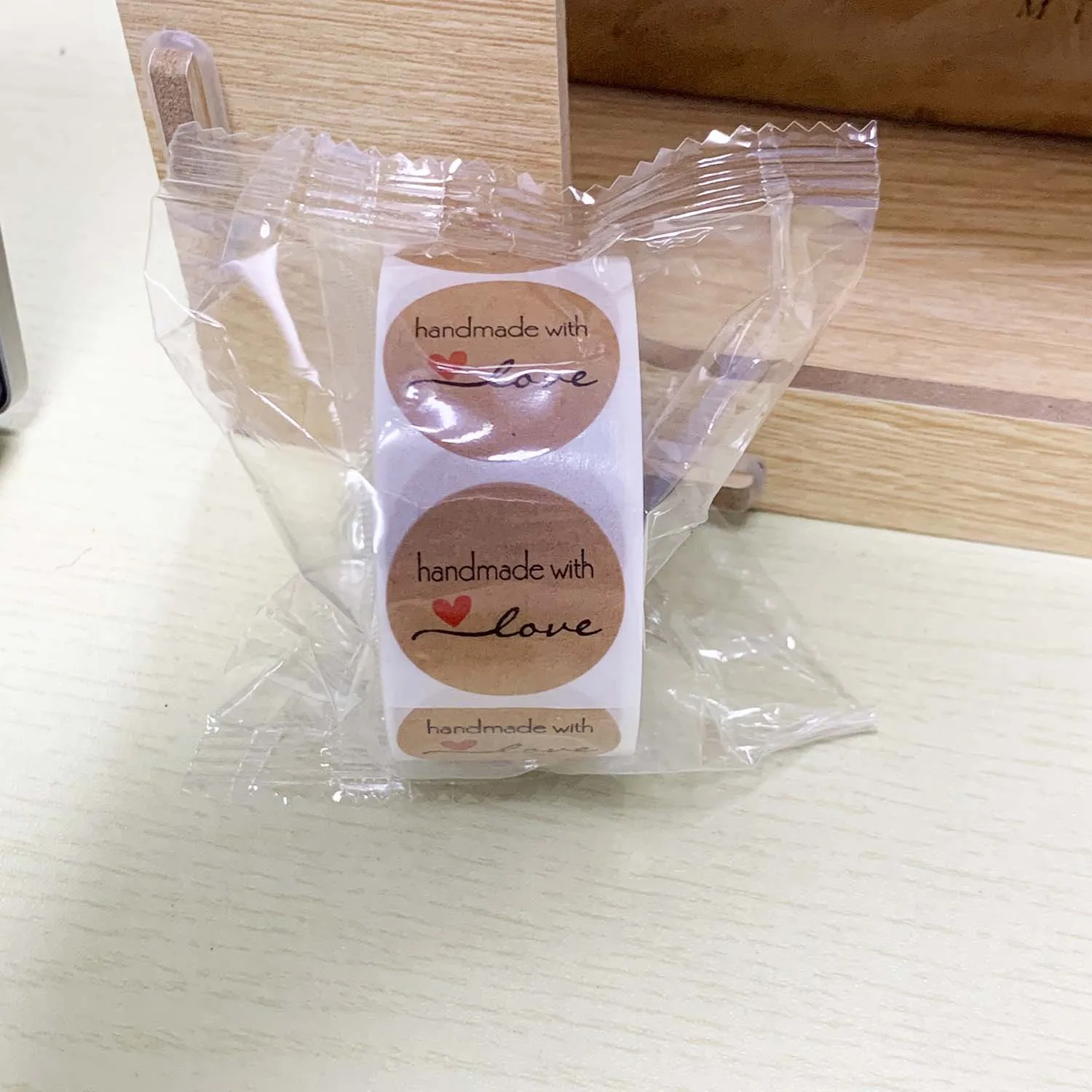 100-500pcs Homemade Snack Cake Gift Box Packing Labels for Wedding Holiday Gift Cute Decoration Sealing Stickers Wrap Supply