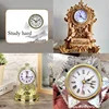Classic Clock Craft Quartz Movement 2-1/2" (65mm) Round Clocks Head Insert Roman Number Mayitr Little Clock Arabic Numbers 6