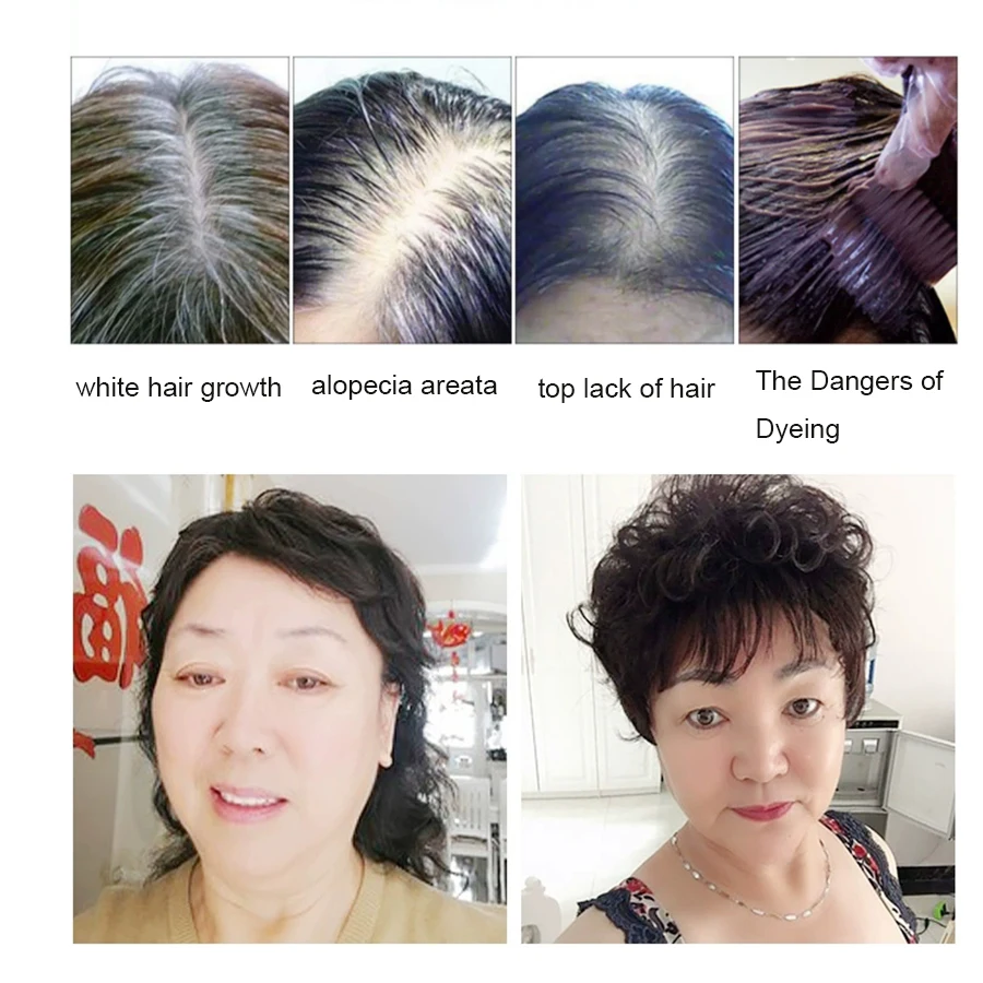 Hair Toppers Bangs 3D Air Hair Bangs Edge Clipped In Extended Hair Piece Wig Cut Top Loss to Cover Gray Increase Volume
