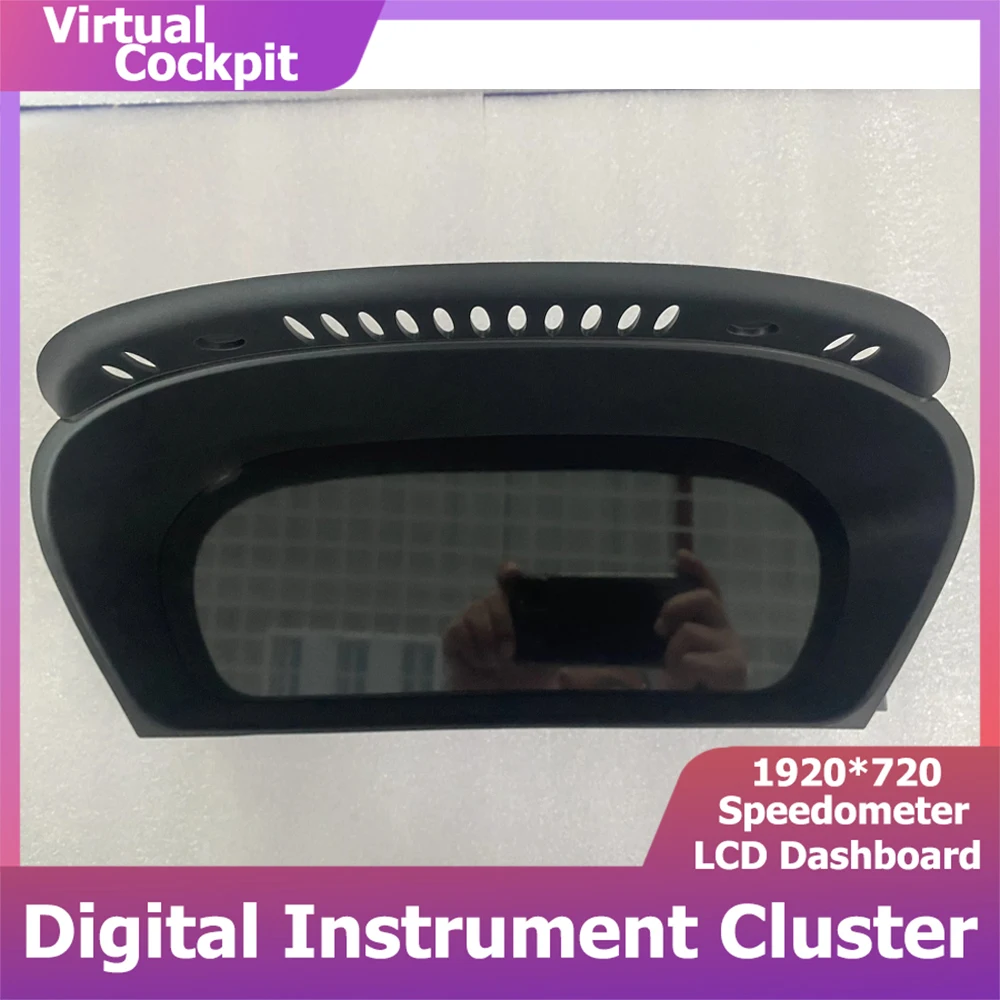 

Цифровой приборной панели с ЖК-экраном 12,3 дюйма, кластер для инструментов, виртуальная кабина для BMW E60 E61 E62 E63 E64 5 6 Series M5, спидометр, HUD