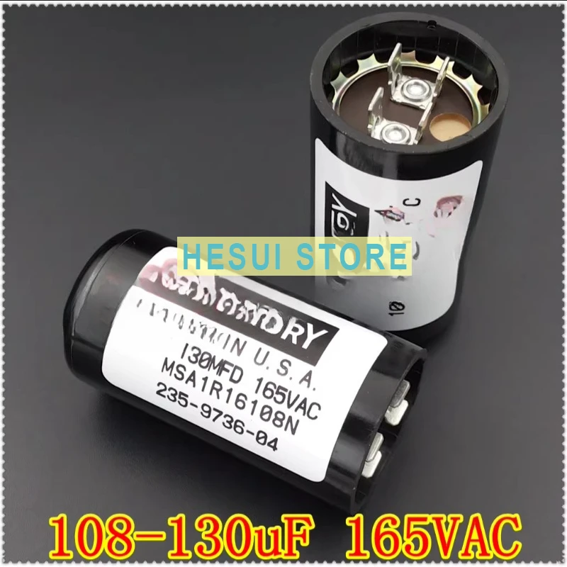 108-130uF 165VAC MALLORY/CDE 컴프레서 시동 커패시터