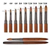 Kolinsky Acrylic Nail Brush Set 3D Pure Handmade Nail Brushes For Acrylic Application Professional Nail Art Brush 5