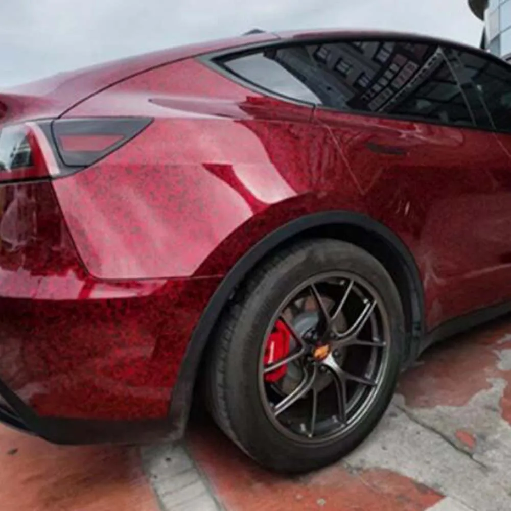Enhanced Silver Blue Black Forged Carbon Fiber Vinyl Wrap Film with Air Release Technology