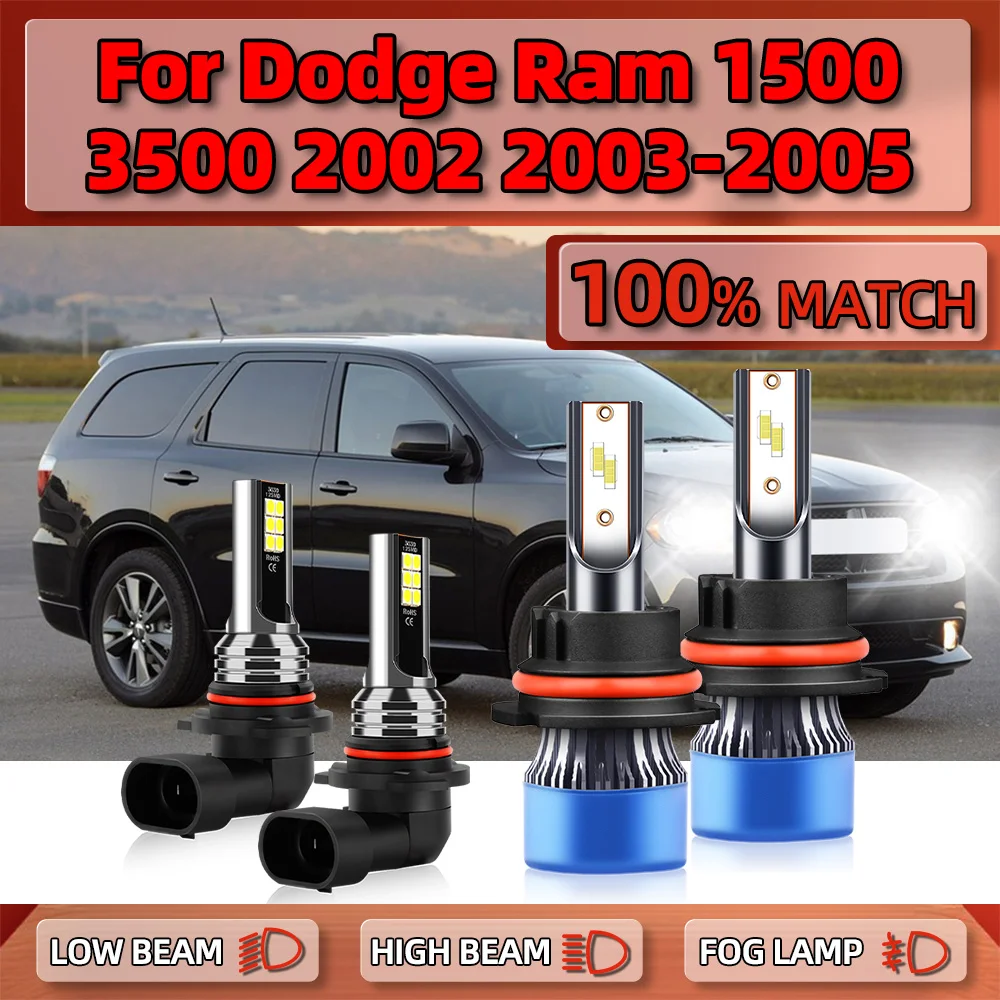 

Led Canbus 40000LM 240W Car Headlight Bulbs 6000K White Auto Fog Light 12V For Dodge Ram 1500 2500 3500 2002 2003 2004 2005