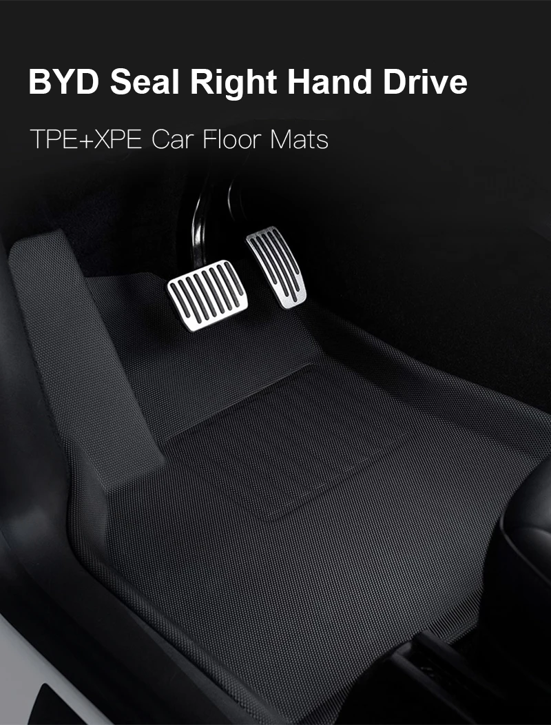 Custom Fit Car Interior Accessories XPE Floor Mat for For BYD Seal 2024 2023 Trunk Cargo Mat  for BYD Seal Right Hand Drive