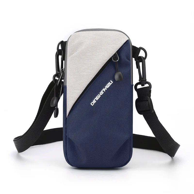 Shoulder Bags Unisex Mini Purses and Handbag Outdoor Riding Running Portable Multifunctional Zipper Nylon Storage Bag All-match