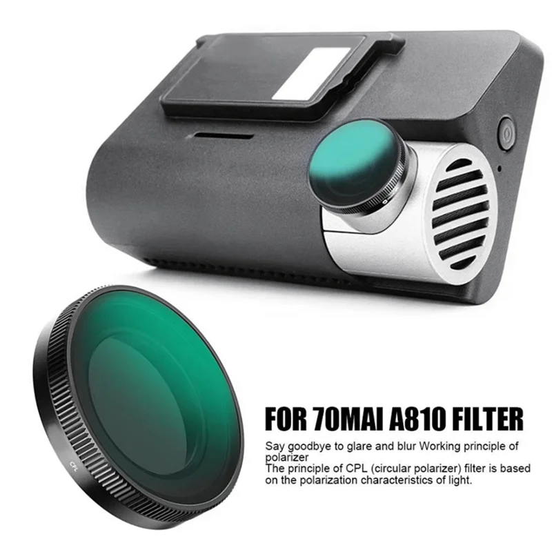 Filtre CPL pour 70mai A810 - Anti-reflet HD