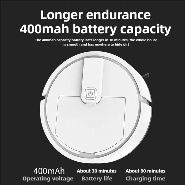 Electric Sweeping Robot Smart Household Sweeping and Dragging Three-in-one Vacuum Cleaner USB Charging and Cleaning Machine Gift 3