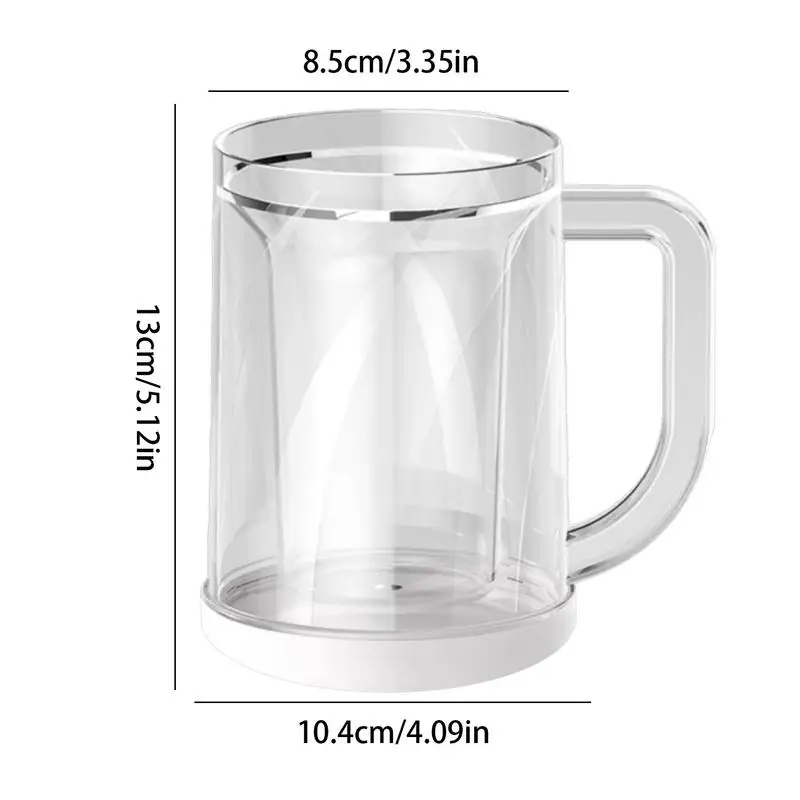 Freezing Drink Cup Double-Walled Cooling Whiskey Cups Large Capacity Water Refrigeration Ice Cup With Freeze Liquid For Beverage