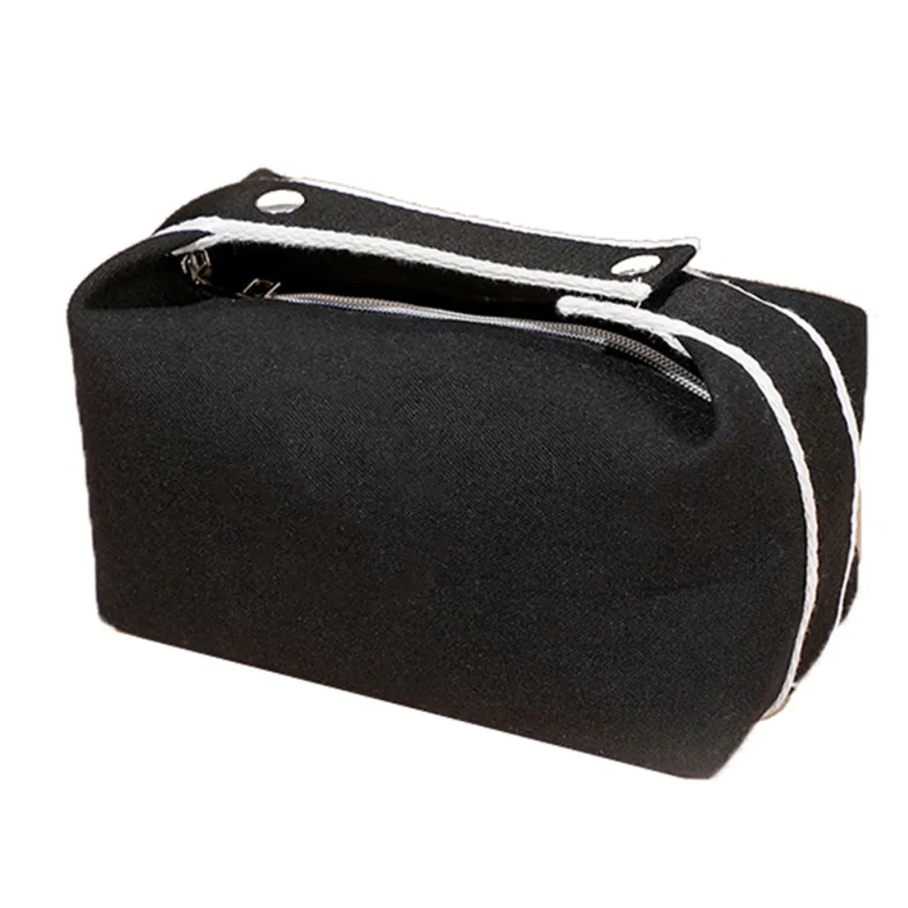 Chic Large Capacity Portable Canvas Makeup & Travel Pouch