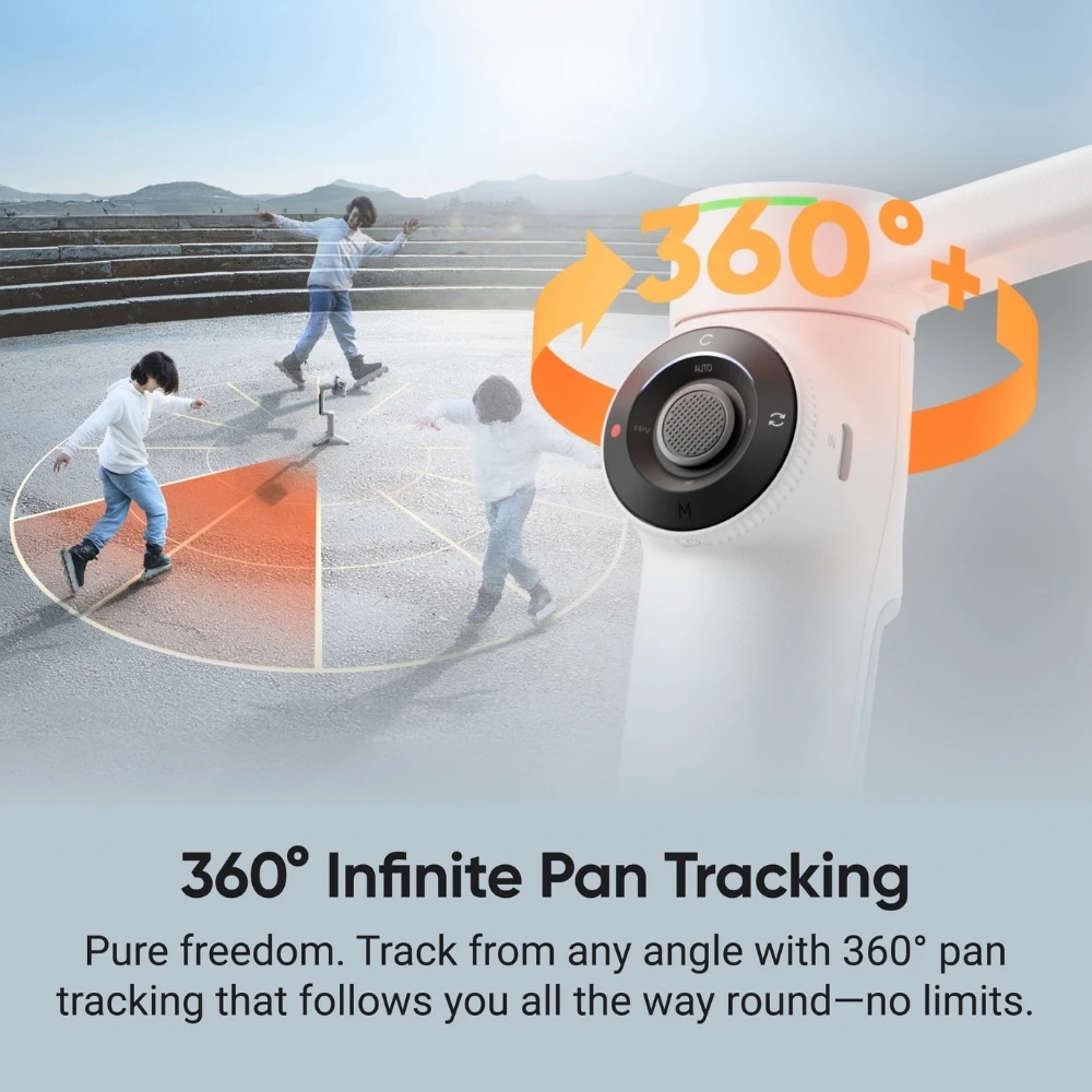 Insta360 Flow 2 Pro Handheld Gimbal Stabilizer AI Filmmaker