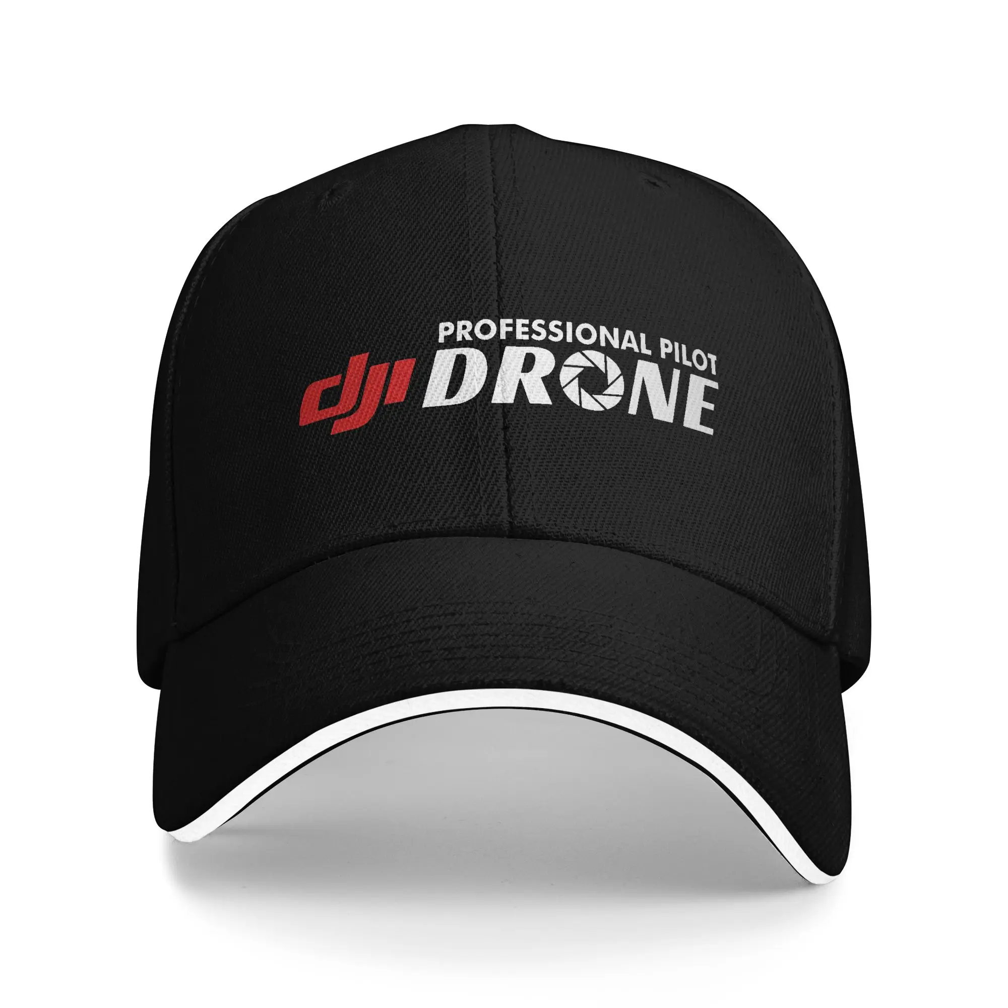 D-djis Drone Pilot Logo Sonnen-Baseballkappe, Sommer-Y2K-Retro-Trucker-Mütze für Paare, Damen, Kpop-Rock-Baseballkappen