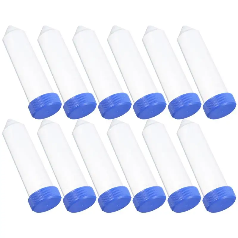 Centrifuge Tube Plastic Test Tubes 50/25PCS Conical Centrifuge Tubes Screw Cap Pointed Head