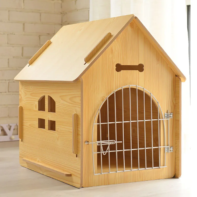 Indoor Accessories Dog House Carrier Villa Fence Home Playpens Dog House  Toys Door Casita Para Perro Dog Crate Furniture Fg24 - AliExpress